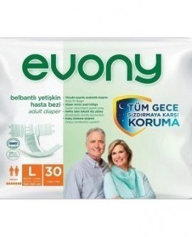 Evony Belbantlı Yetişkin Hasta Bezi Large Paket
