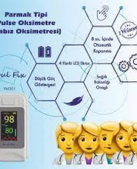 Soulfix Mandal Tip Pulse Oximetre Cihazı